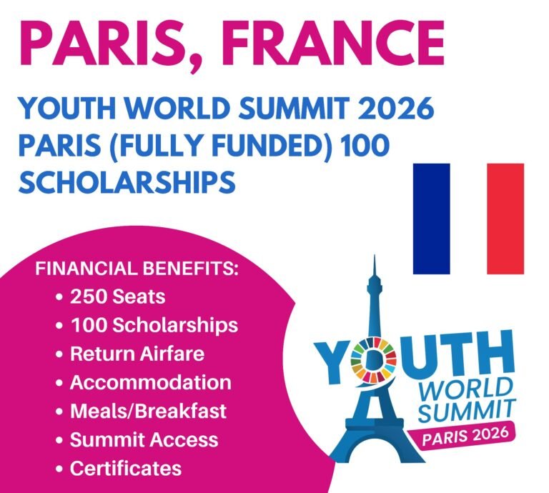 🌍 Youth World Summit 2026 — Paris, France