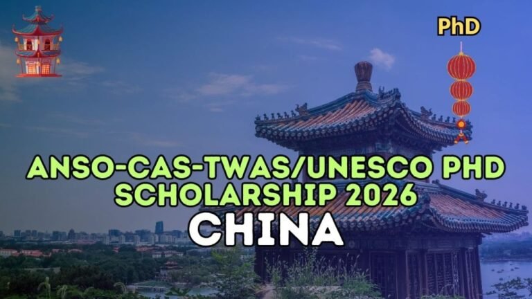 TWAS Doctoral Fellowship 2026 (Fully Funded PhD Opportunity)